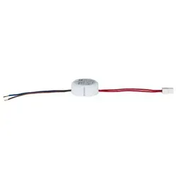VDE Elektroniktrafo Disc max. 20-70W 230/12V 70VA Weiß - Kompakter und dimmbarer Elektroniktrafo für vielseitige Anwendungen, ausgestattet mit integriertem Brandschutz und Temperaturwächter für zusätzliche Sicherheit.