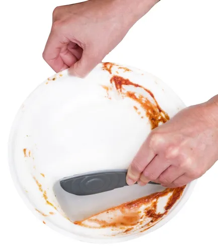 BRIX DishSqueegee™ Reinigungsschaber Silikon Reiniger Teller Schüsseln Pfannen