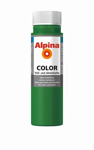 Alpina COLOR Voll- und Abtönfarbe Jungle Green 250ml seidenmatt