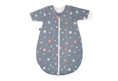 Julius Zöllner Winterschlafsack Jersey, 2,5 TOG, Shiny Stars - Baby Schlafsäcke mit warmer Füllung, waschbar bei 60°C und OEKO-TEX Standard 100. Ideal für kalte Nächte, sanft zur Haut und praktisch für schnelles Windelwechseln.