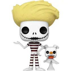 Nightmare before Christmas POP! Disney Vinyl Figur Jack w/Zero(Beach) 9 cm - Transparent