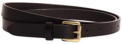 Gusti Gürtel Leder- Sarina Damen - Damen-Gürtel aus hochwertigem Echtleder, schmaler Schnitt mit goldener Schnalle, individuell einstellbar für optimalen Tragekomfort und vielseitig kombinierbar.