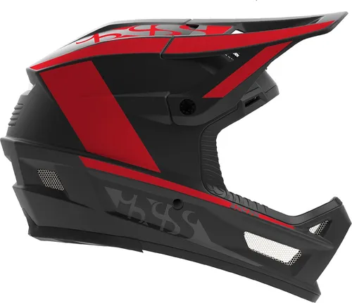 iXS Fullface Helm Xult DH, schwarz rot, L/XL