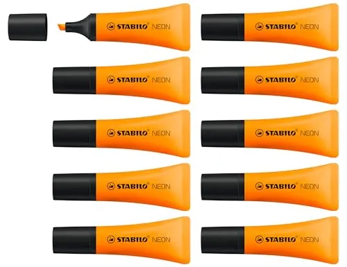STABILO - Textmarker - NEON - 10er Pack - orange