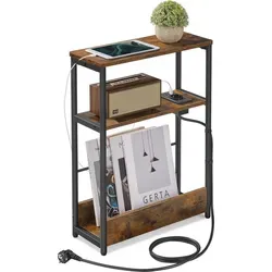 VASAGLE Beistelltisch mit Ladefunktion von VASAGLE