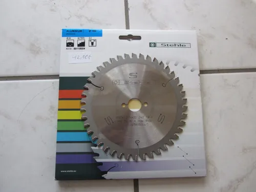 HM-Kreissägeblatt/Sägeblatt 160 x 20 Z 42 negativ, Stehle für Festool