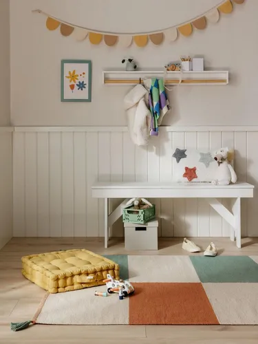 Lytte Kinderteppich Anton Multicolor/Grün 90x130 cm von benuta