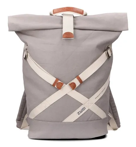 Zwei Rucksack Yoga, Grey - Stylischer Rucksack für Yoga und Freizeit, aus 100% Baumwolle, bequem und leicht mit 888 g - ideal für aktive Menschen.