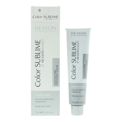 Revlon Color Sublime 8 Light Blonde Hair Colour 75ml For Women