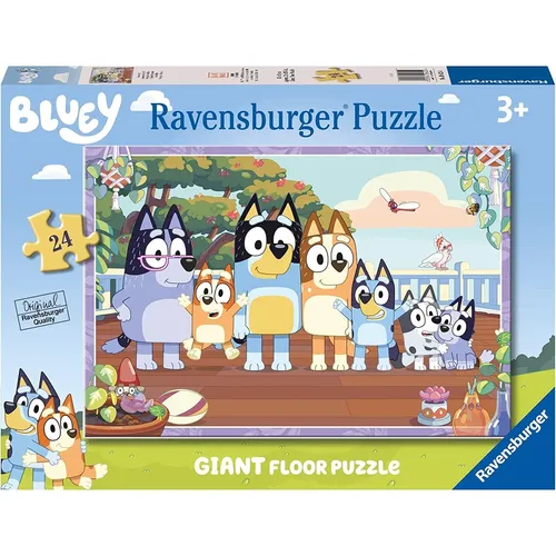 Ravensburger Bluey Puzzle (24 Teile) - Puzzle für Kinder ab 4 Jahren, fördert die Kreativität und Motorik mit bunten Bluey-Motiven.