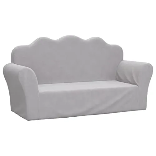 vidaXL Kindersofa 2-Sitzer - Sofa fürs Kinderzimmer, abnehmbarer Bezug für einfache Reinigung und gepolstert für höchsten Komfort beim Spielen und Entspannen.