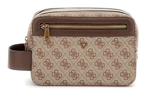 GUESS Milano Beauty Case Kosmetiktasche in braun von GUESS