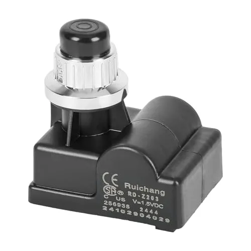 onlyfire Grillanzünder Funken Generator Druckknopf Zündgerät, AA Batterie betriebt (F. 3 Brenner, Silber)