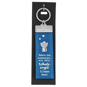 DEPESCHE Schlüsselanhänger Schutzengel 12 blau