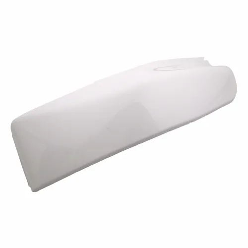 Beinschutz links, verzinkt und signalweiß pulverbeschichtet - Simson SR50, SR80