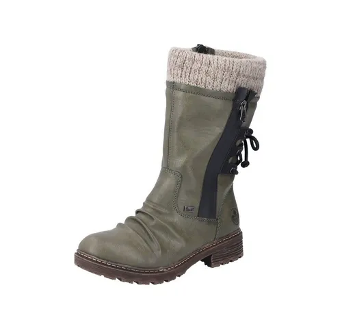 Rieker Damen Winterstiefel Z4756, wasserdicht und warm - Wanderschuhe mit riekerTEX-Membrane für optimalen Nässeschutz und perfekten Kälteschutz, ideal für kalte Tage.
