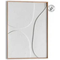 Reinders! Bild Connected mit 3D-Textur - Handgefertigter Kunstdruck - Kunstdrucke in rechteckiger Form, handgefertigt aus hochwertigem Holz. Mit einer einzigartigen 3D-Textur und stilvollem Design - ein echter Blickfang für Ihr Zuhause!