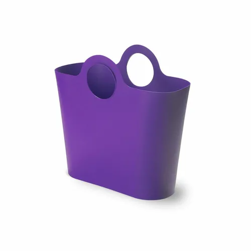 Authentics Tasche Rondo - Aufbewahrungstasche in Creme Violett - Praktische und stilvolle Aufbewahrungstasche aus robustem PP, ideal für Ordnung im Zuhause und unterwegs, 17.5 L Volumen.