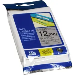 Brother P-Touch Band TZe-M931 - 12mm x 8m laminiertes Etikett, schwarz auf silber, robust und ideal für individuelle Beschriftungen