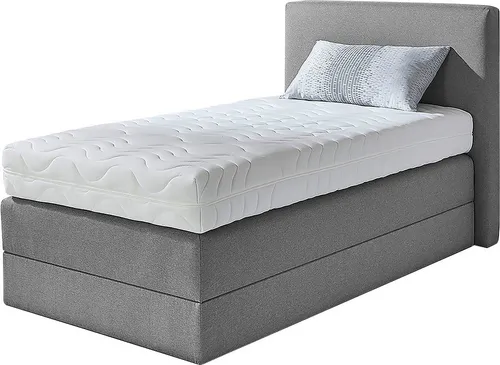 WESTFALIA SCHLAFKOMFORT Boxspringbett, grau, 135x205 cm von Westfalia