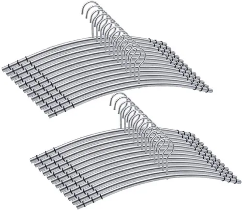 MOMEX Kleiderbügel, (12-tlg) in silber von MOMEX