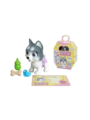 Pamper Petz Husky Spielfigur - Spielzeug für Kindergartenkinder, fördert die Kreativität und das Rollenspiel ab 36 Monaten.