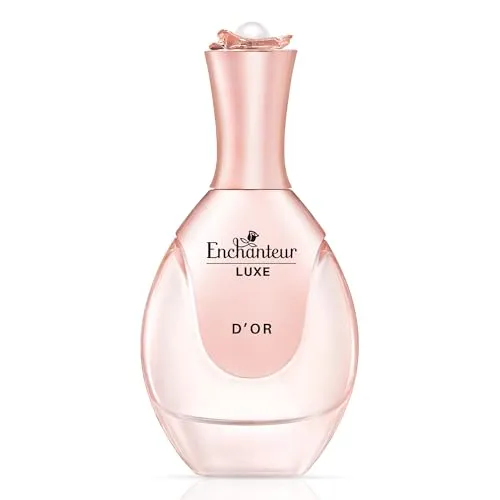Enchanteur Luxe D'or Eau de Parfum 50 ml, ganztägiger Halt, fruchtiger und blumiger Duft, aufmerksames Geschenk, luxuriöses feminines Parfüm für Frauen