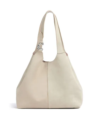 Coccinelle C-Easy Suede Beuteltasche - Damen - Elegante Beuteltasche aus aufgerautem Rindsleder in sand, ideal für den täglichen Gebrauch und mit viel Stauraum.