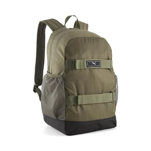 PUMA Erwachsene Deck 29 l Rucksack OneSize, Loden Green - Vielseitiger Rucksack mit 29 l Volumen, ideal für Alltag und Freizeit. Praktisches Design mit mehreren Fächern und PUMA Branding für einen sportlichen Look.