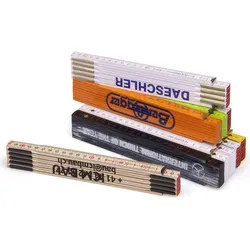 Stk. | Metrie 2m Zollstöcke Fehldruck | Mix Typen 10 von Metrie