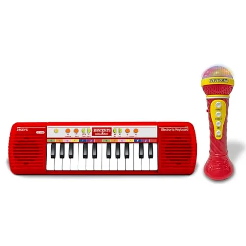 Bontempi | PlayKeys: 24-Tasten-Spielzeug für kleine Musiker,