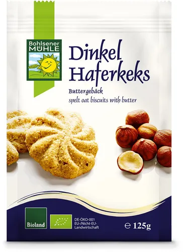 Bohlsener Mühle Dinkel-Hafer-Kekse bio 125g