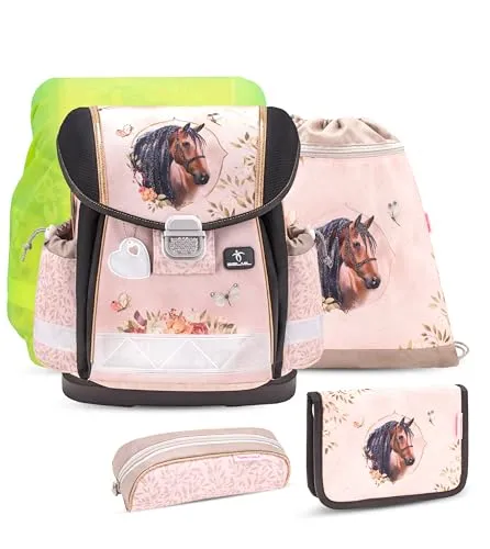 Belmil Schulranzen Set Mädchen Pferd