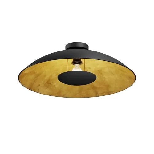Lindby Deckenlampe Sebatin 40 cm - Elegante Beleuchtung für jeden Raum - Lampen mit stilvollem Design aus Stoff und Metall, dimmbar für individuelle Lichtstimmung und ideal für Wohnzimmer oder Schlafzimmer.