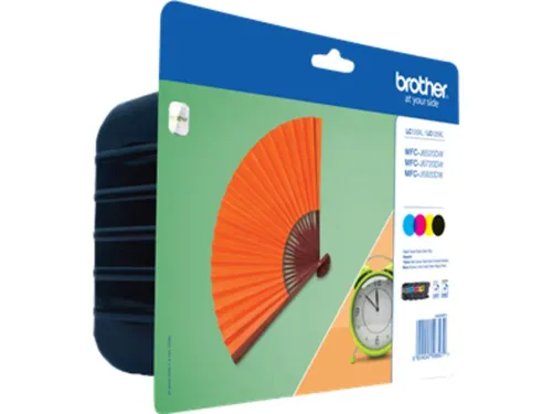Brother LC-129XL / LC-125XL ValuePack CMYK Tintenpatronen - Tintenpatronen für MFC-J 6520, 6720, 6920-Serie. Hohe Kapazität: 6000 Seiten für langlebige Druckqualität und weniger häufigen Wechsel.