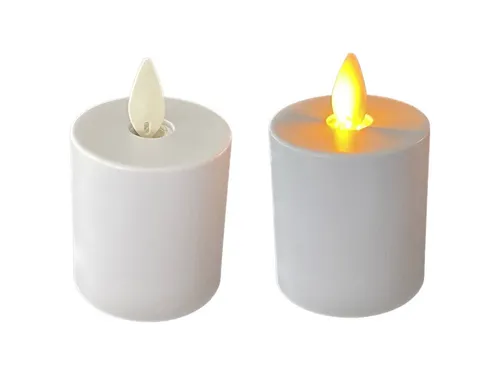 Coen Bakker LED Kerzen 2-er Set mit beweglicher Flamme - Kerzen, die wie echte wirken! Mit realistischem Flackern und Timer für stimmungsvolle Dekoration, ideal für romantische Abende oder Feiertage.