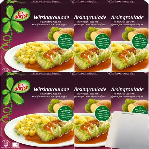 Produktbild Du darfst Menü Wirsingroulade 6er Pack 6x375g Packung usy Block