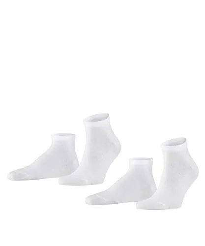 FALKE Happy 2-Pack Sneakersocken white (2000), 47-50 in weiß von FALKE