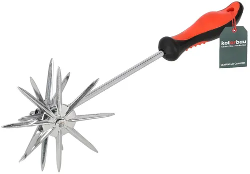 KOTARBAU® Sternfräse Gartenfräse Rotationskultivator manuell Kohlenstoffstahl