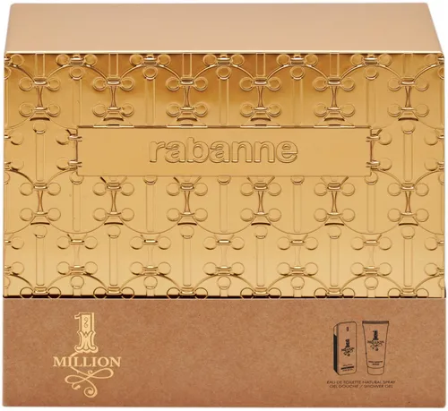 Paco Rabanne 1 Million Eau de Toilette Set 100 ml mit Duschgel - Parfüm-Geschenkset mit 100 ml Eau de Toilette und 100 ml Duschgel, ideal für einen luxuriösen Duftgenuss und perfekte Geschenkidee.