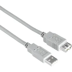 USB-Verlngerungskabel, USB 2.0, 3,00 m (00200906) - Grau