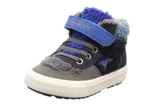 KangaROOS Jungen Unisex Kinder KAVU Shady Fur EV Sneaker - Babyschuhe mit Thermo-Futter und praktischem Reißverschluss, ideal für warme Füße in der kalten Jahreszeit.