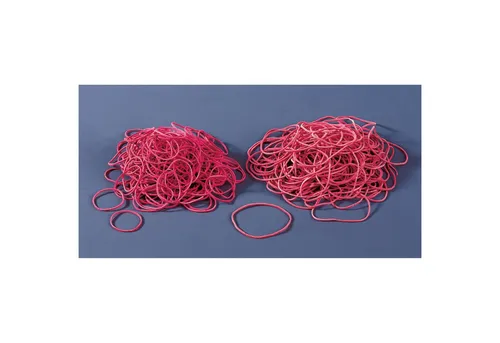 Soennecken Gummibänder Gummiring Gr.13 85mm rot 1.000g (20 Stück)