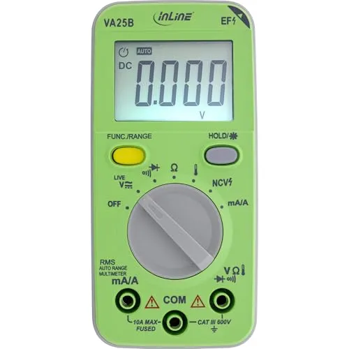 InLine Multimeter mit Auto-Range, Pocketformat, 43117A