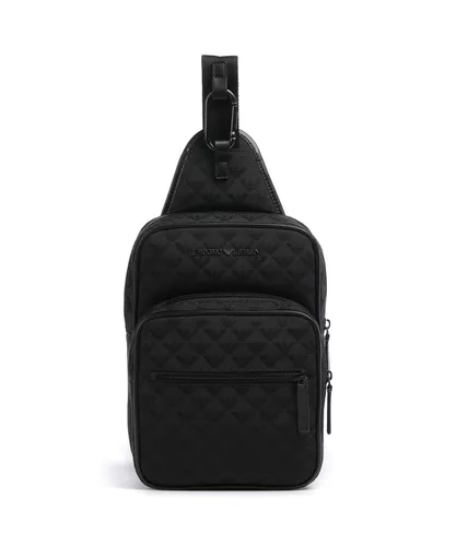 Emporio Armani Omnia Jacquard Slingbag schwarz - Umhängetaschen mit elegantem Jacquard-Design, ideal für stilbewusste Träger, die Funktionalität und Mode vereinen.