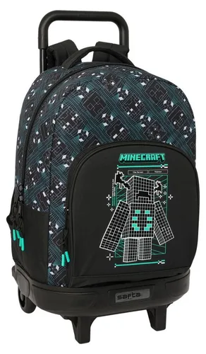 Minecraft Screen Großer Rucksack mit Rädern – Ideal für Kinder