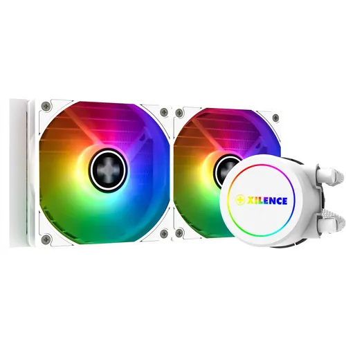 XILENCE XC974 - LiQuRizer LQ240.W.ARGB, wartungsfreies 240mm All-in-One Wasserkühlungssystem mit beeindruckender ARGB-Beleuchtung und einfacher Montage für AMD/INTEL CPUs