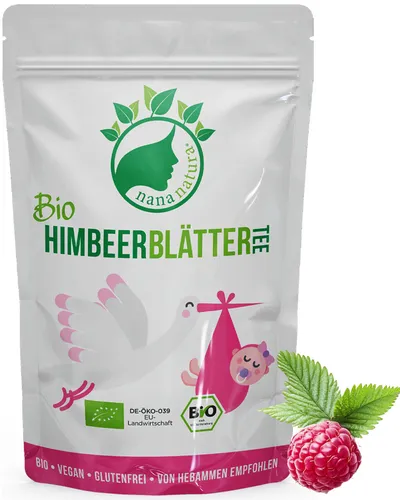 NanaNatura's BIO Himbeerblättertee 85g | Schwangerschaftstee | 100% BIO