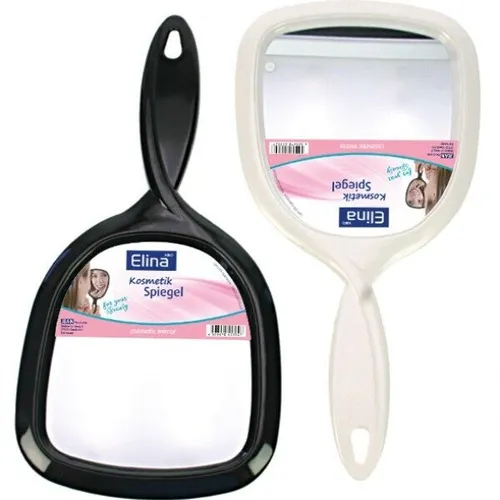 Handspiegel Schminkspiegel klassisches Design 275x140x8mm Neu