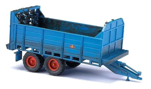 Busch H0 53805 Fortschritt T 088 Anhänger Mistbeladung - H0 Modellfahrzeug Fortschritt T 088, detailgetreues Fertigmodell in Blau, ideal für Sammler und Dioramen in der Kategorie Autos, LKW & Busse.